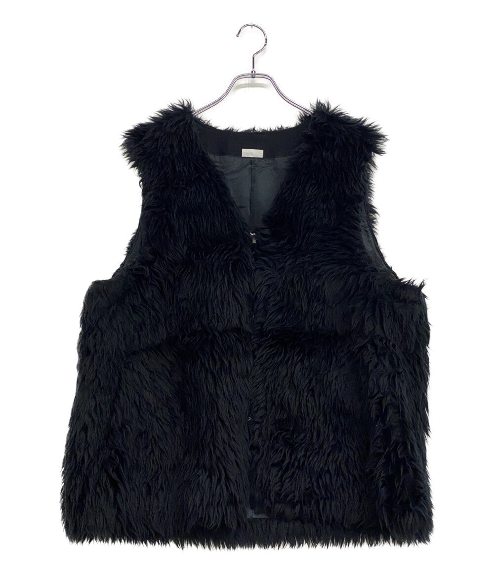 コムデギャルソン オムドゥ フェイクファー ベスト アクリルシャギー