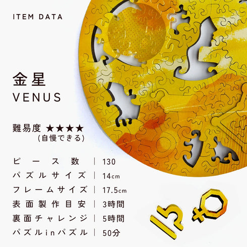 6月入庫分予約】宇宙の破片 VENUS 金星と専用フレームセット – ご褒美