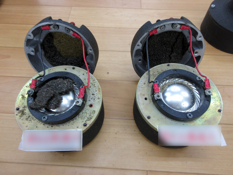 JBL LE175DLH（LE175 と 1217-1290） スピーカーユニット修理実例と