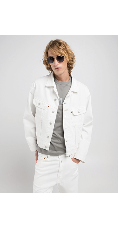 9Z1 ECO PLUS ホワイトデニムジャケット（セットアップモデル