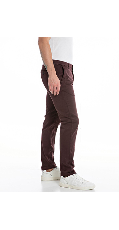 スリムフィットZEUMAR Hyper Chino X.Lite チノパンツ｜REPLAY