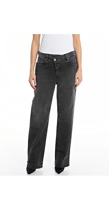 ワイドテーパードフィットZELMAA ダークグレーデニム｜REPLAY リプレイ