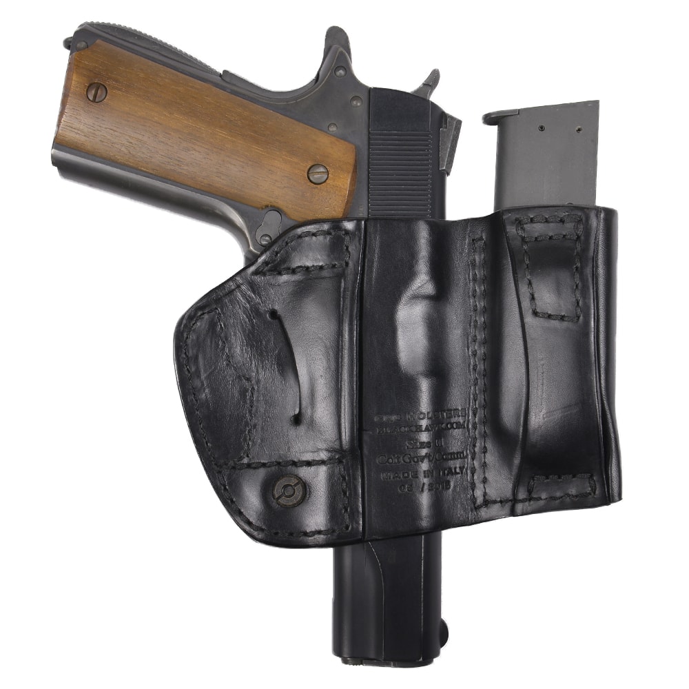 WA M1911A1 コルト ガバメント ガスブローバック 革製ホルスター付き