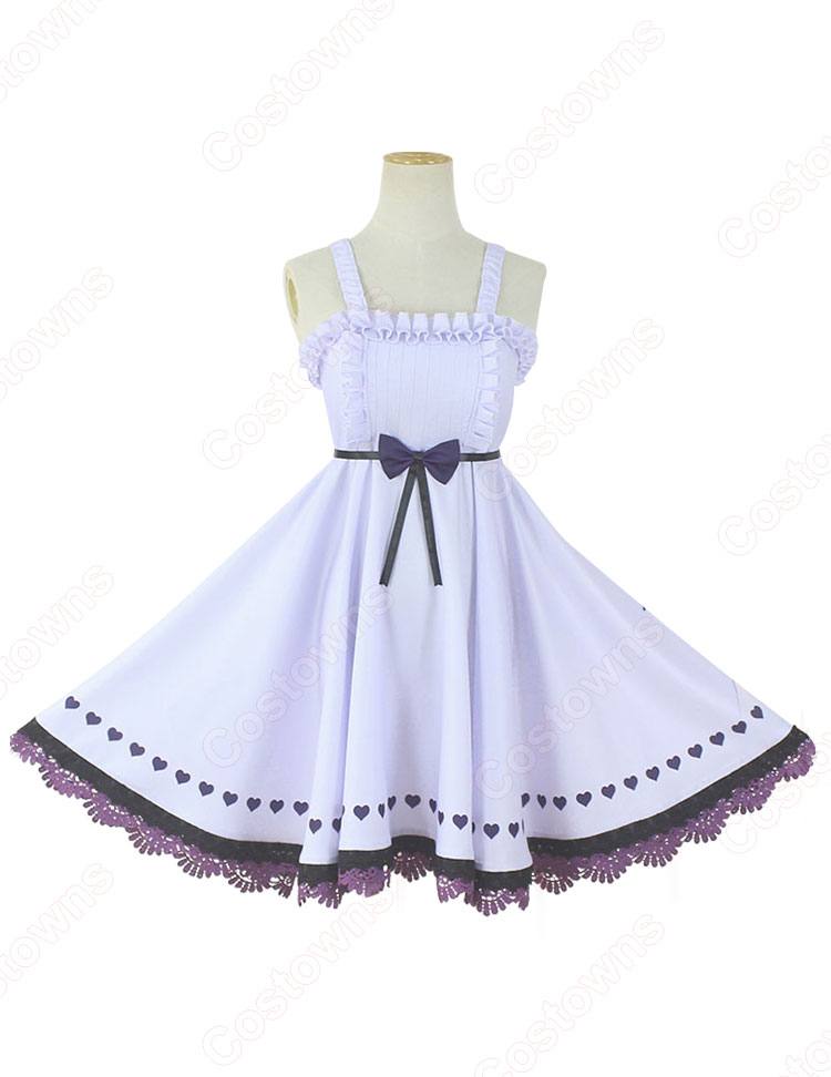 VTuber 相羽ういは パープル ワンピース コスプレ衣装 『にじさんじ