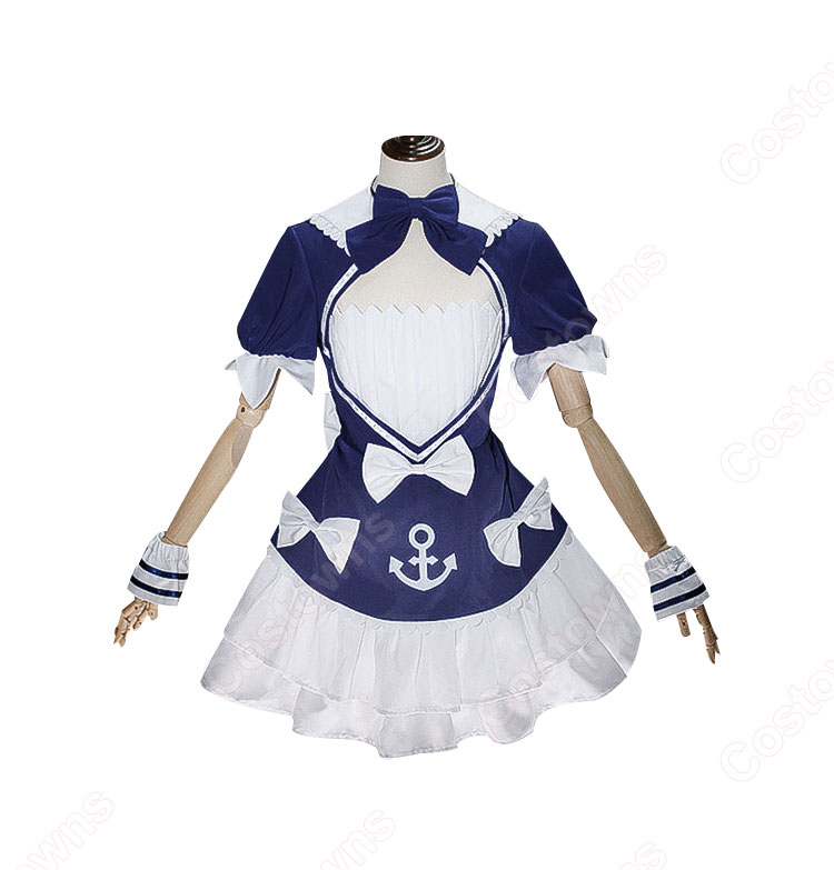 ホロライブ 湊あくあ ビジュアルメンテナンス コスプレ衣装 VTuber