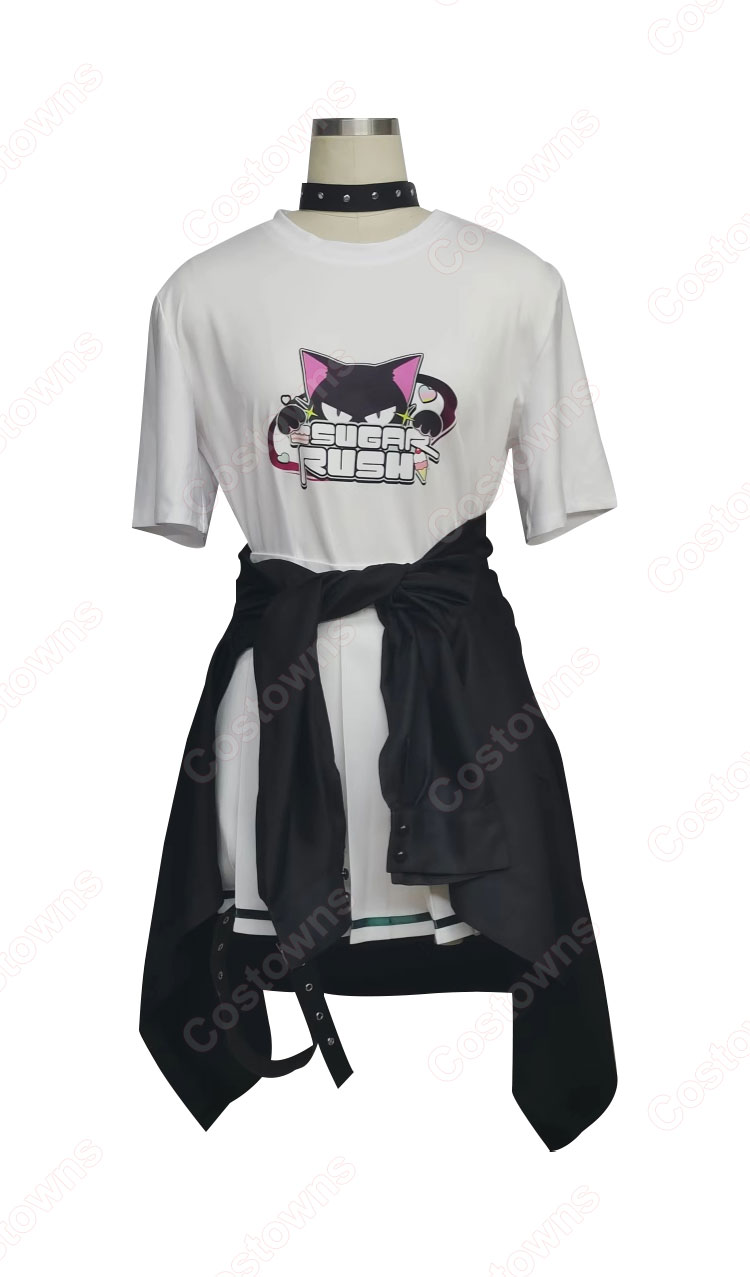 ブルーアーカイブ 杏山カズサ コスプレ衣装 バンド「シュガーラッシュ