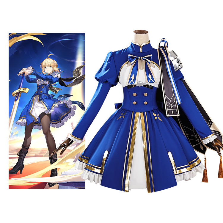 崩壊：スターレイル × Fate/stay night セイバー 壊滅・風 コスプレ