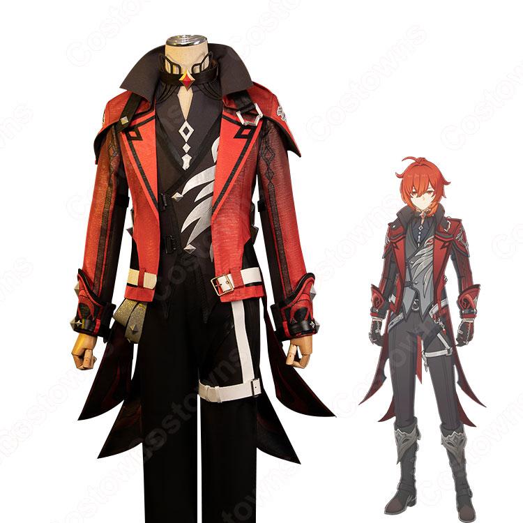 ディルック レッドデッド・オブ・ナイト コスプレ衣装 『原神