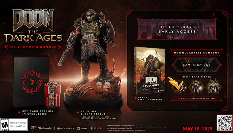 DOOM: The Dark Ages』の予約、『Premium Edition』と『Collector's