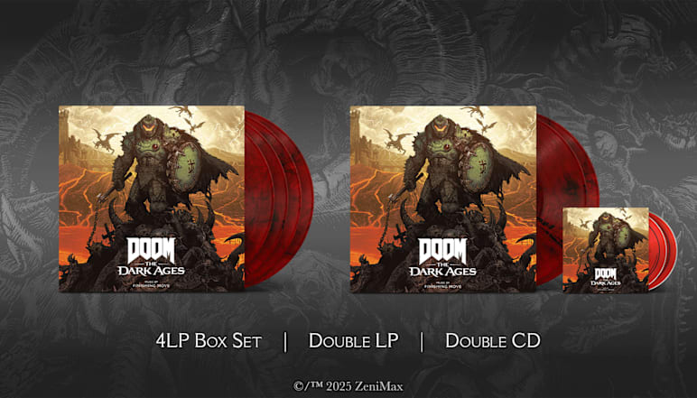 Preorder the DOOM: The Dark Ages Original Soundtrack on vinyl and CD