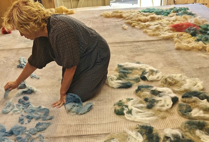 Claudy Jongstra: wool as a carrier of craftsmanship, his