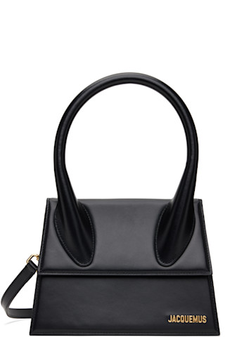 JACQUEMUS: Black 'The large Chiquito' Bag | SSENSE