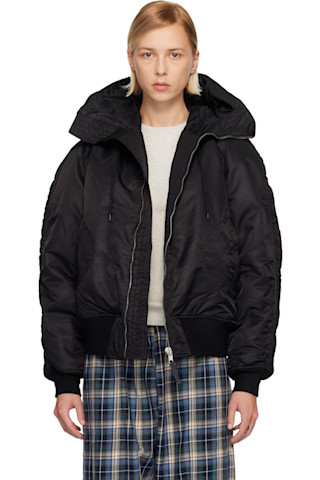 ERL: ブラック Flight ボンバージャケット | SSENSE 日本