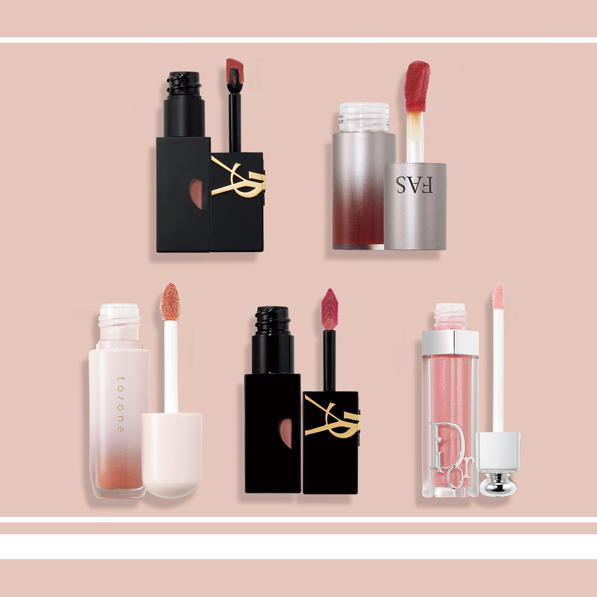 ベスコス受賞【リキッドルージュ・グロス5選】を塗り比べ