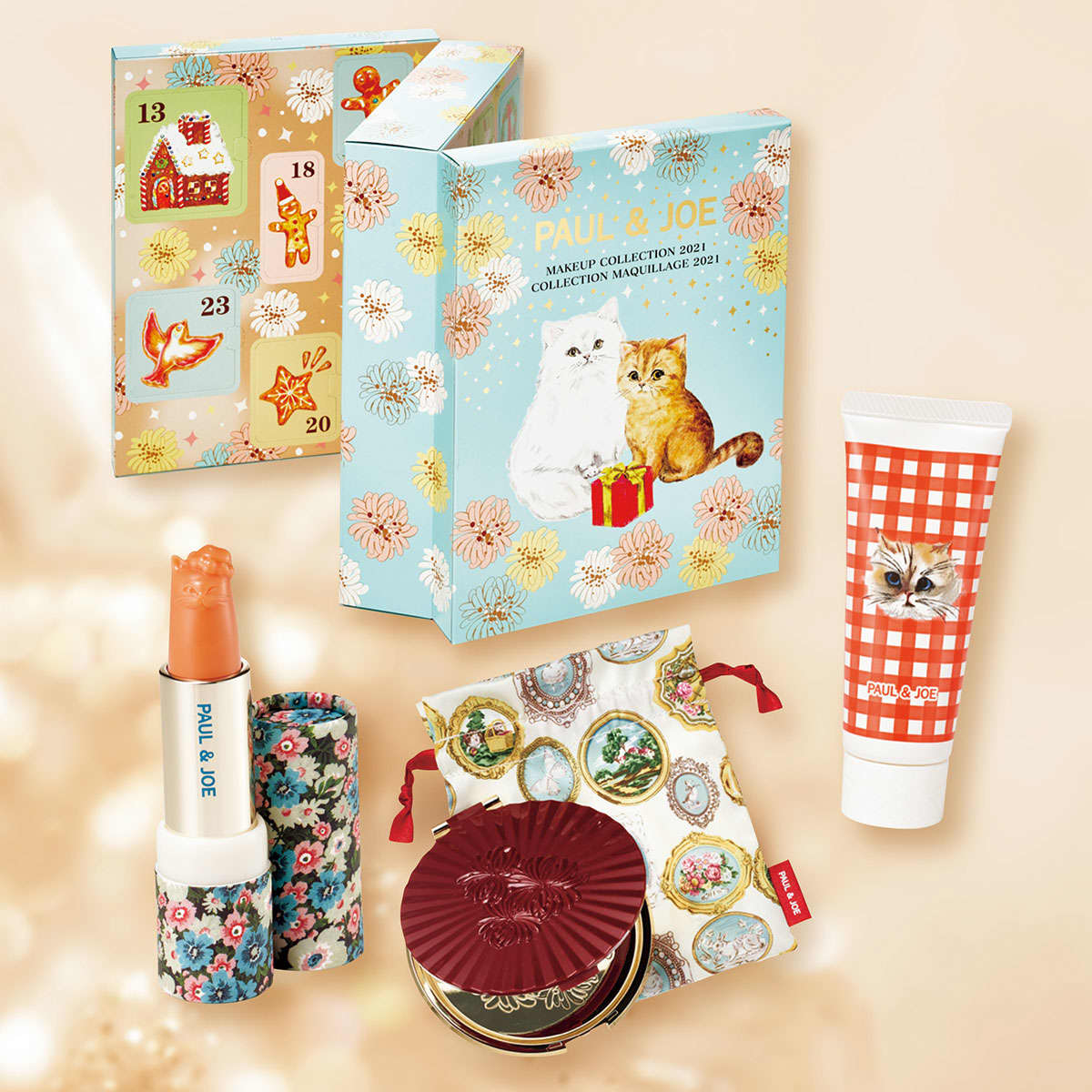 可愛いサンタネコとカウントダウン！【ポール & ジョー】ホリデー