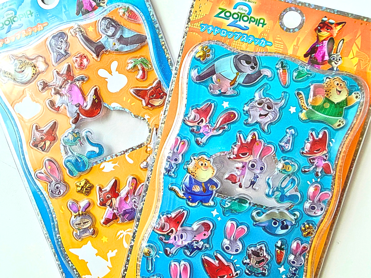 ズートピア2 プチドロップステッカー登場！ボンボンドロップシールは