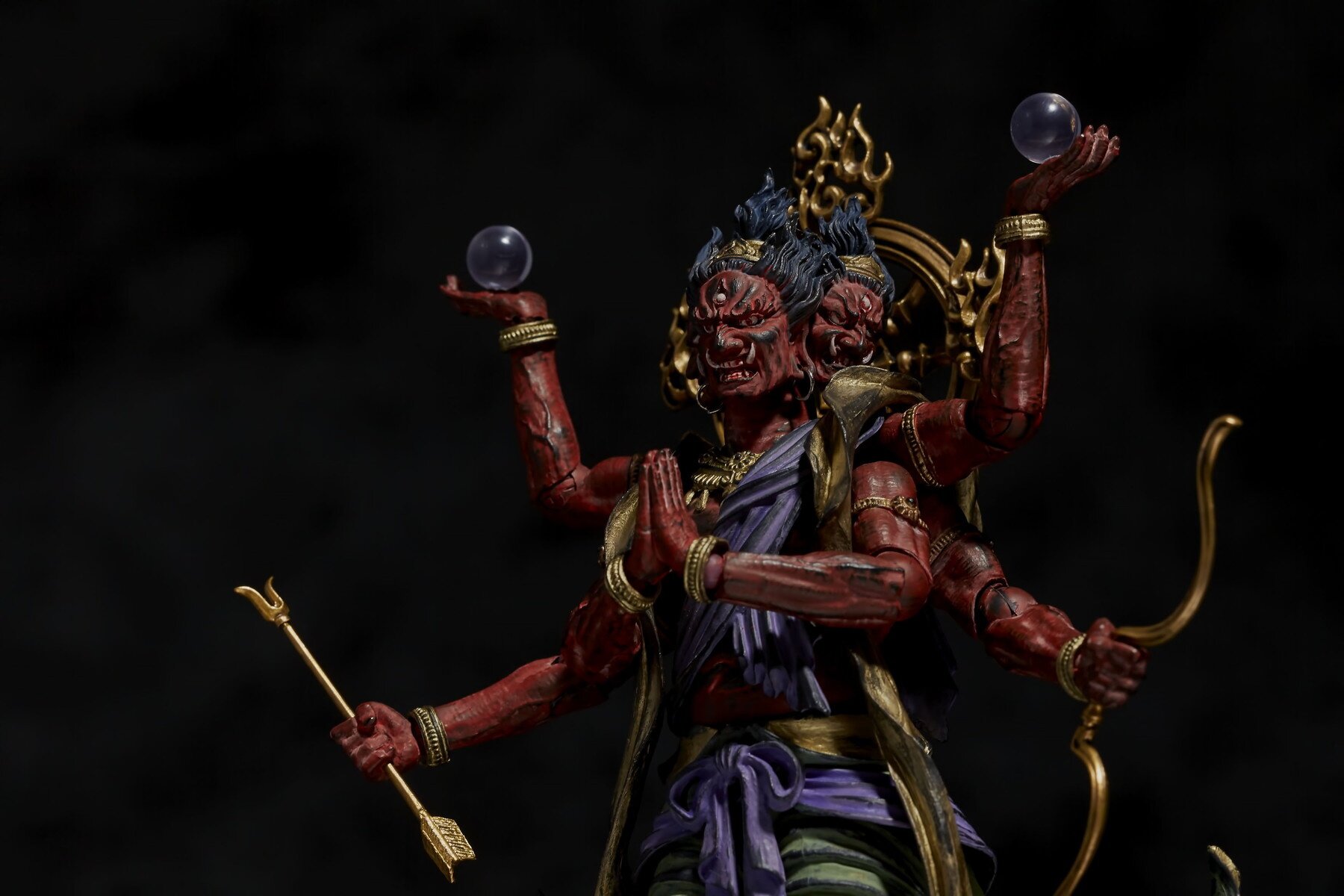 KT Project KT-025 Takeya Style Jizai Okimono Asura: Painted
