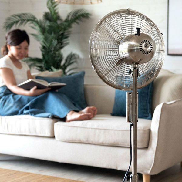 リビングファン メタル シルバー ブロンズ リモコン付き [93011]【 12