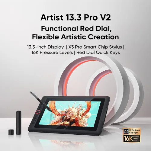 Artist 13.3 Pro V2 Portable Drawing Display Tablet | XPPen US