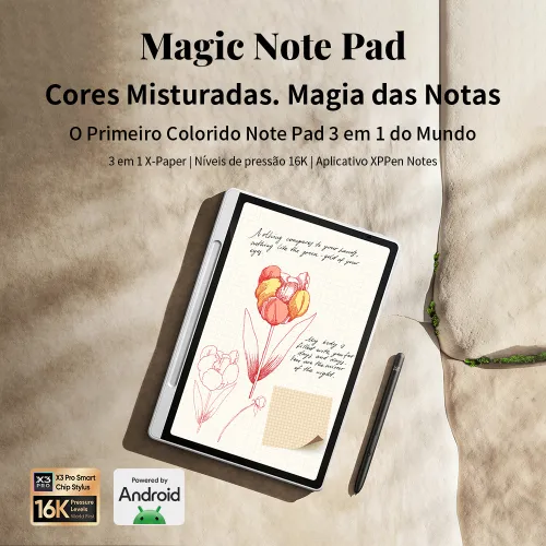 XPPen Magic Note Pad | Bloco de notas colorido 3 em 1 | XPPen Loja