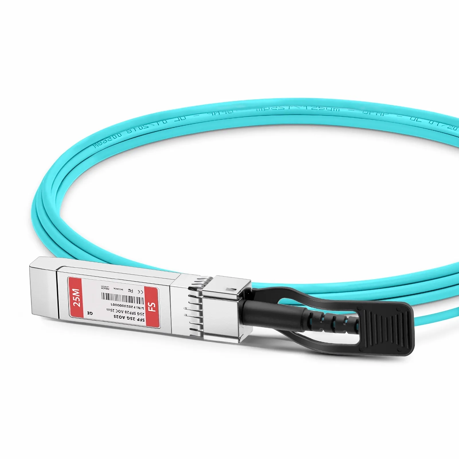 25m Generic 25G Active Optical Cable, SFP28 AOC Fiber Cable - FS