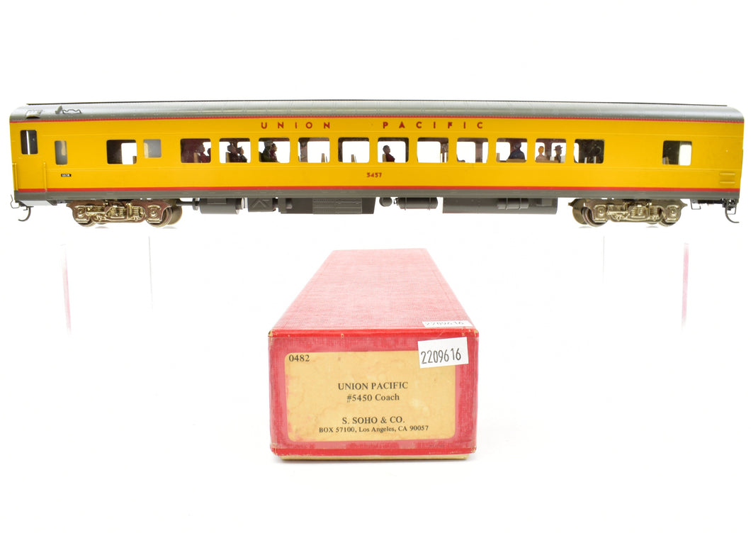 HO Brass S. Soho & Co. UP - Union Pacific #5450 Coach CP with