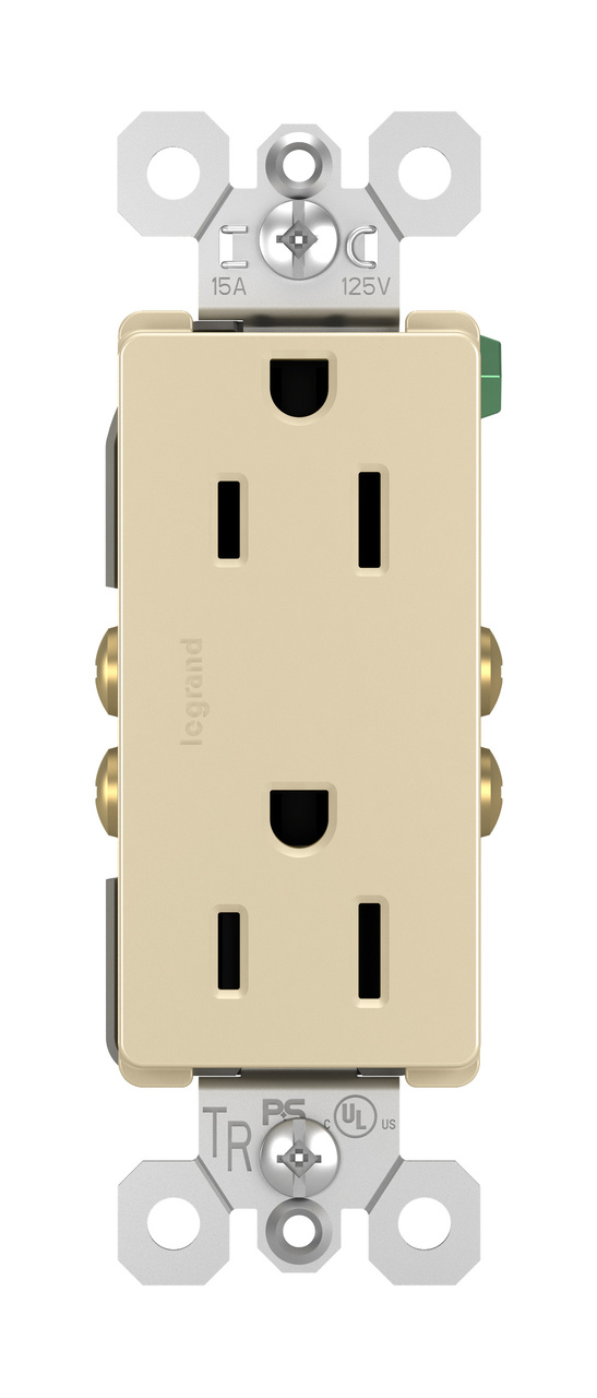 radiant Self-Grounding Tamper-Resistant Outlet | Legrand