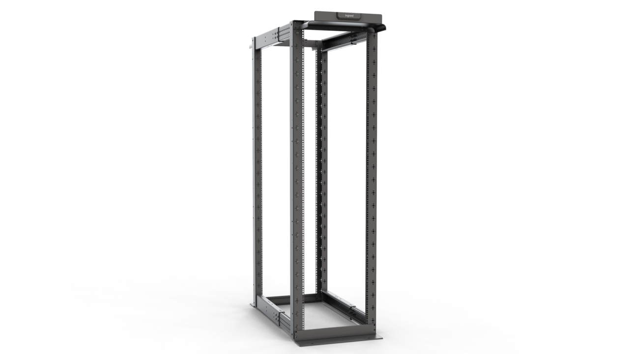 Mighty Mo 20 Dual Adjustable Base 4-Post Rack, 45 RU (7 FT