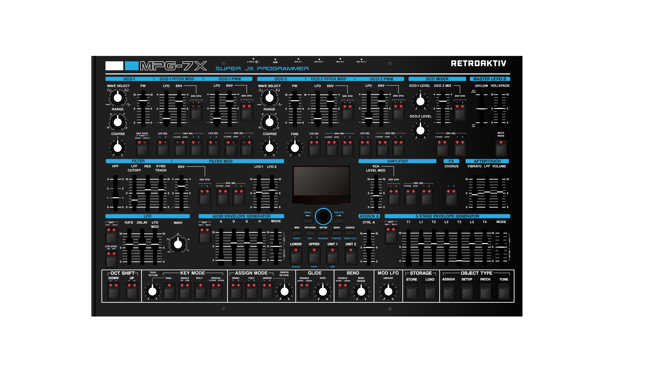 MPG-7X Programmer for MKS-70/SJX/JX8P Synthesizers ***PRE-ORDER