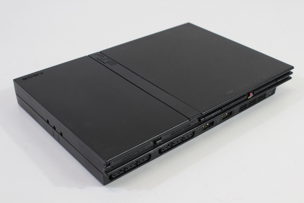 Sony PlayStation 2 SCPH-70000 Slim Black Console Only PS2 (B
