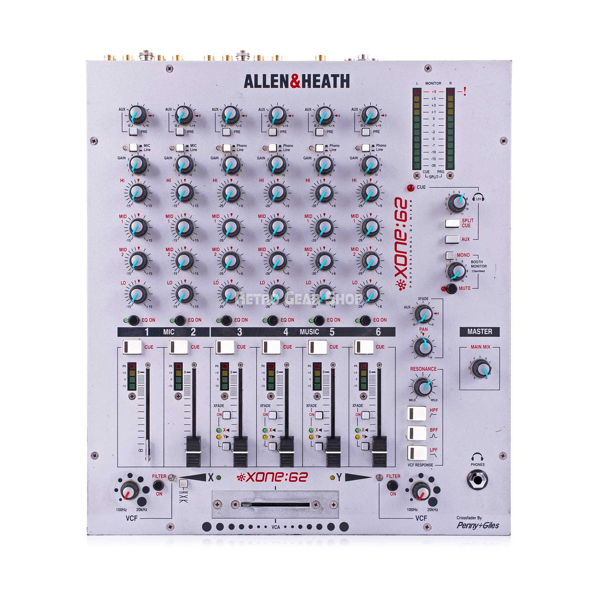 Allen & Heath Xone 62 Analogue DJ Mixer– Retro Gear Shop