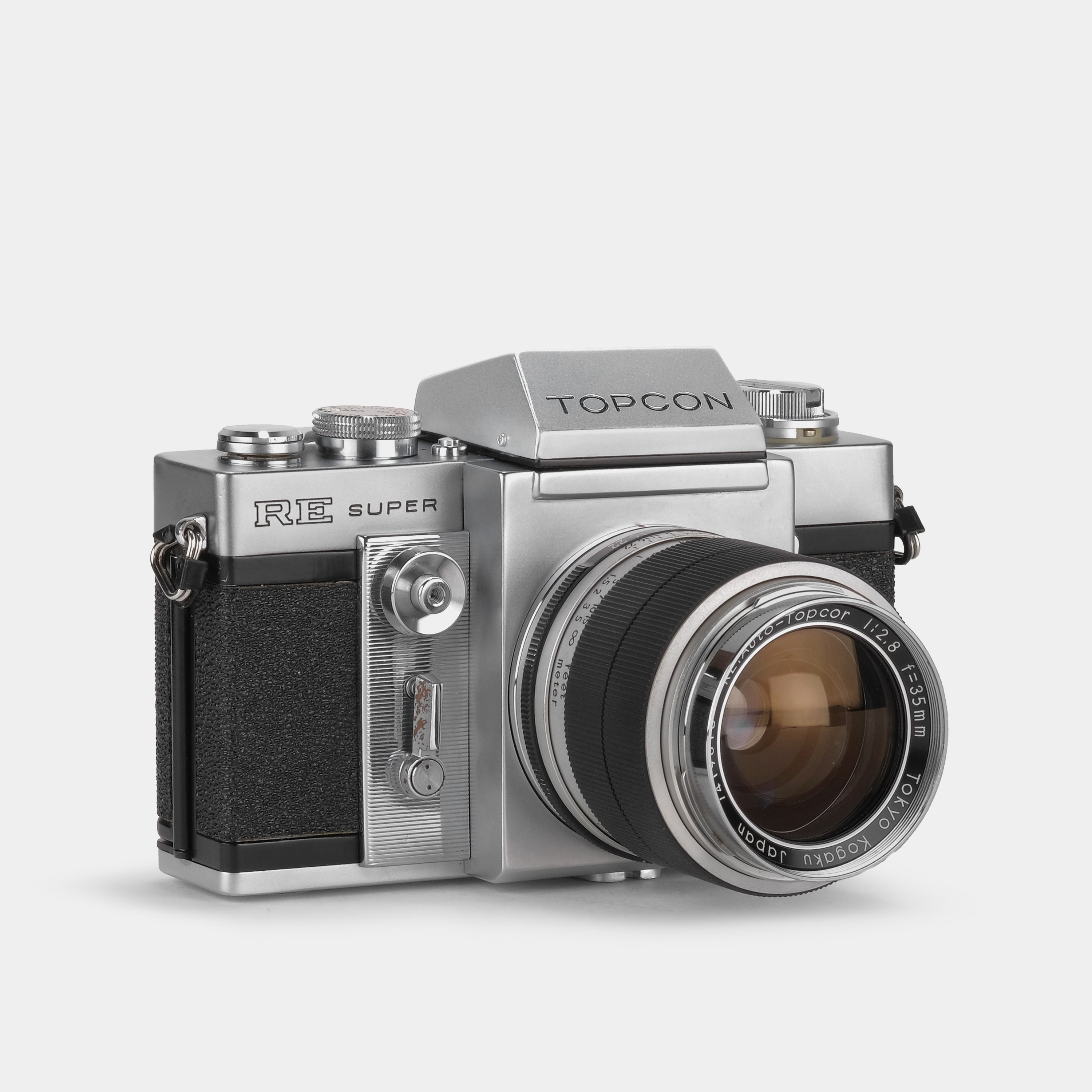 Topcon RE Super 35mm SLR Film Camera and Lens