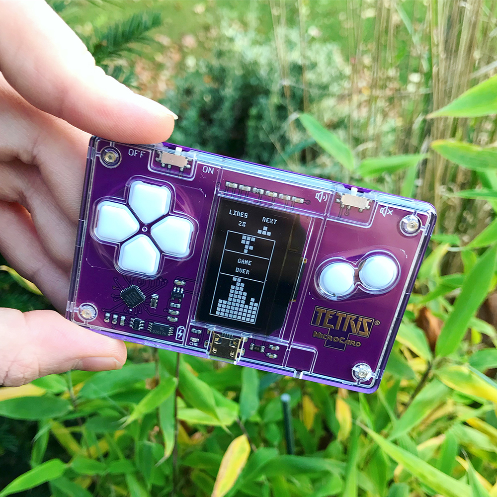 Arduboy Tetris Microcard Game Over | Retro Video Gaming