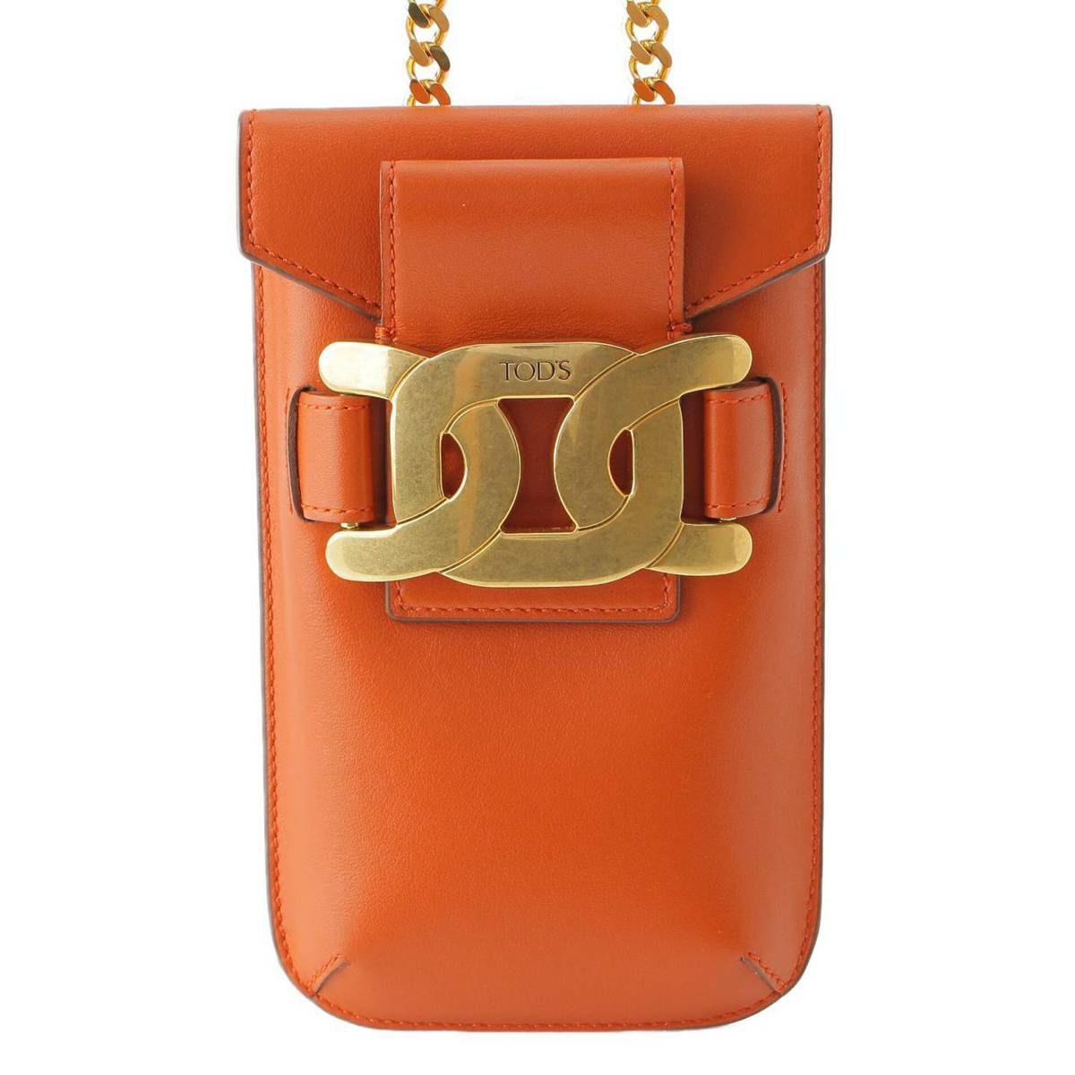 トッズ ケイト チェーン スマホホルダー レザー XAWAOYOY300ROR