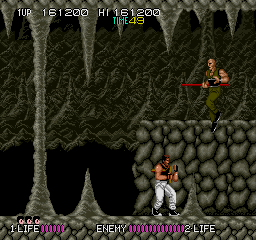 実は忍者が敵、大統領救出へ／ドラゴンニンジャ | レトロゲームを