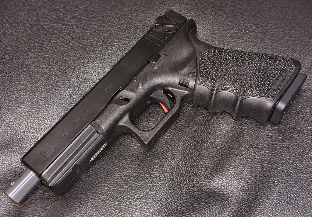 HOGUE GLOCK17用 グリップスリーブ HandAll ビーバーテイル 7colors