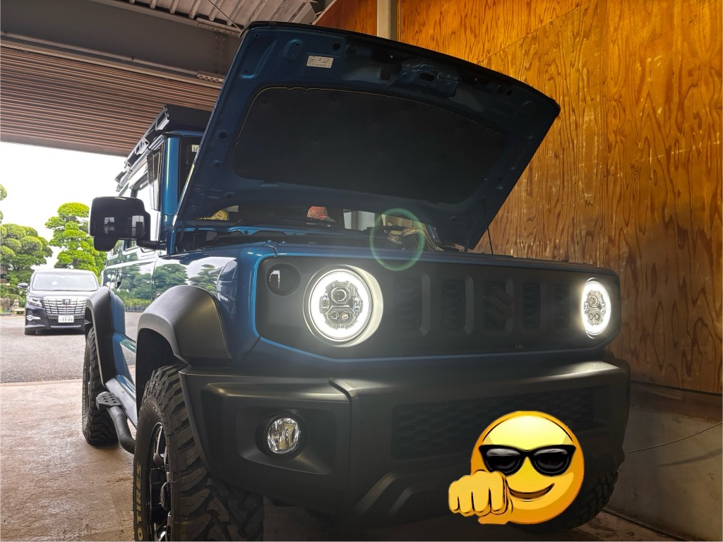 ジムニー用LEDヘッドライト！新作！70ランクル風！ja11 ja12 ja22 jb31
