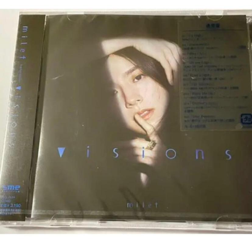 初回生産限定盤B (取) DVD付 milet CD+DVD/visions 22/2/2発売