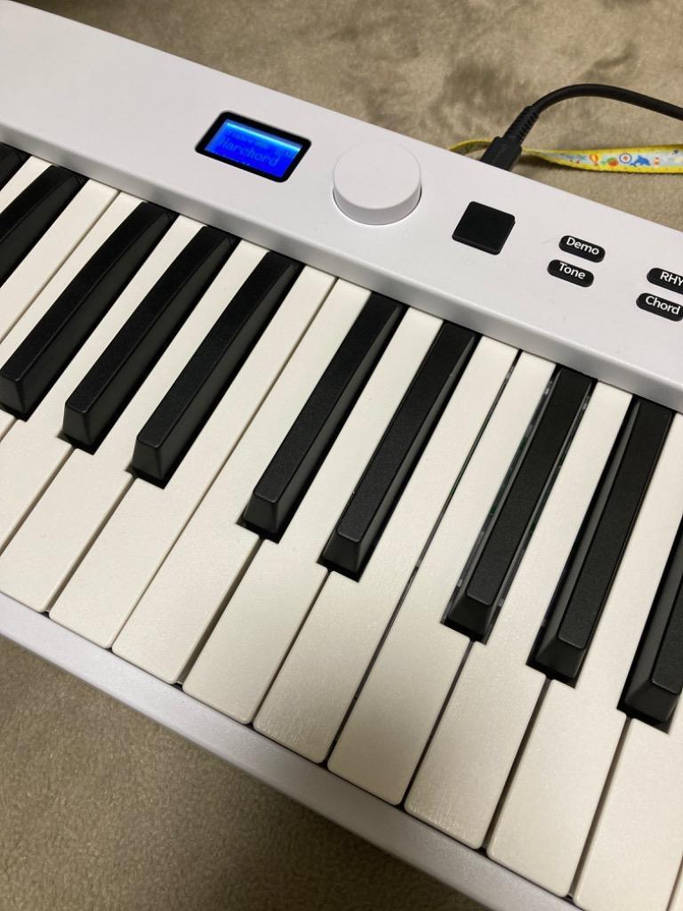 電子ピアノ 88鍵盤 折り畳み式 Longeye 高音質 充電型 生ピアノと同じ