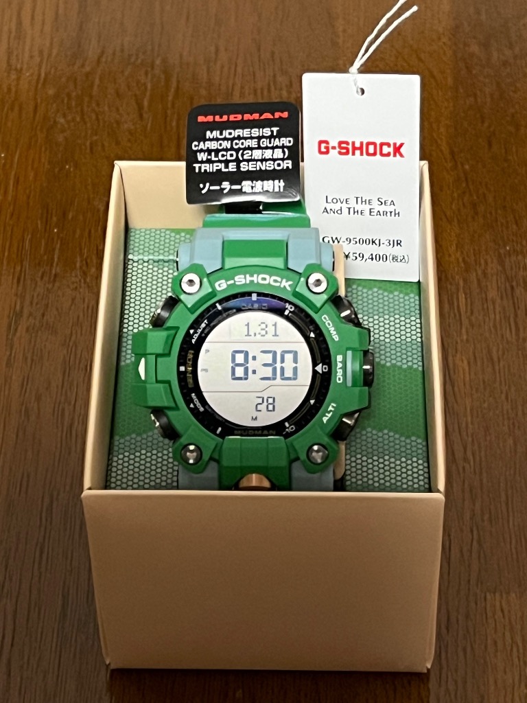 CASIO G-SHOCK MASTER OF G - LAND MUDMAN GW-9500KJ-3JR（グリーン