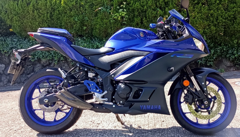 PRUNUS（プラナス） スリップオンマフラー YZF-R25 YZF-R3 MT-25 MT-03