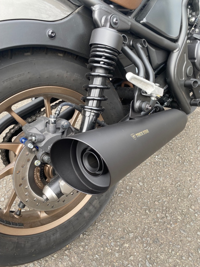 TRICK STAR（トリックスター） 政府認証スリップオンマフラー Rebel250