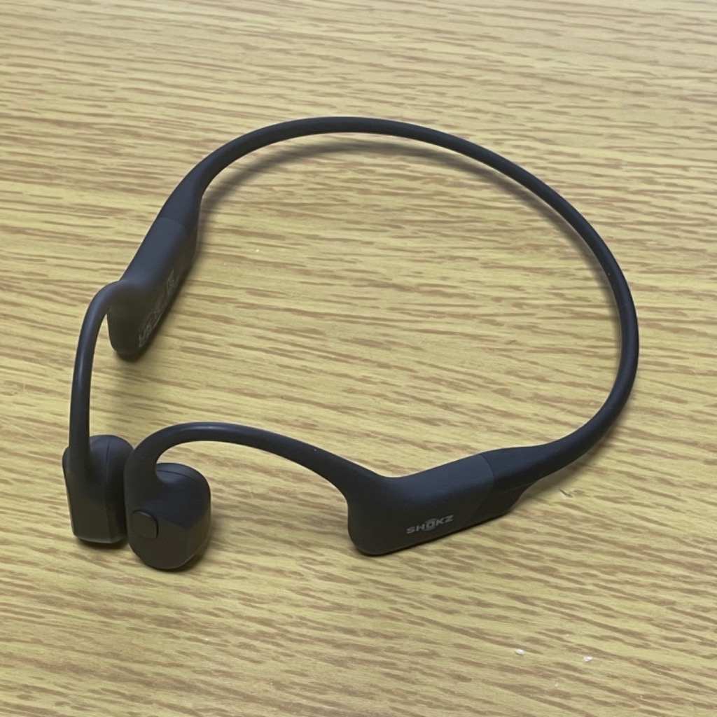 SHOKZ 骨伝導イヤホン OpenRun Mini Black [リモコン・マイク対応 /骨