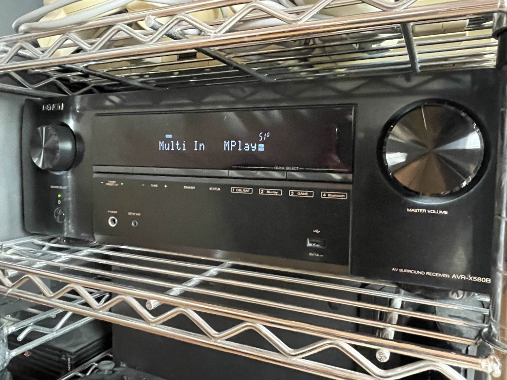 デノン AVRX580BTK AVアンプ DENON ブラックのレビュー・口コミ