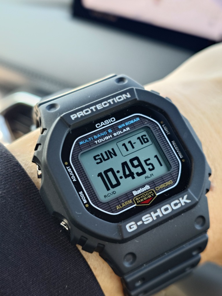 G-SHOCK カシオ Gショック GW-BX5600-1JF MIP液晶 フォント切替 電波