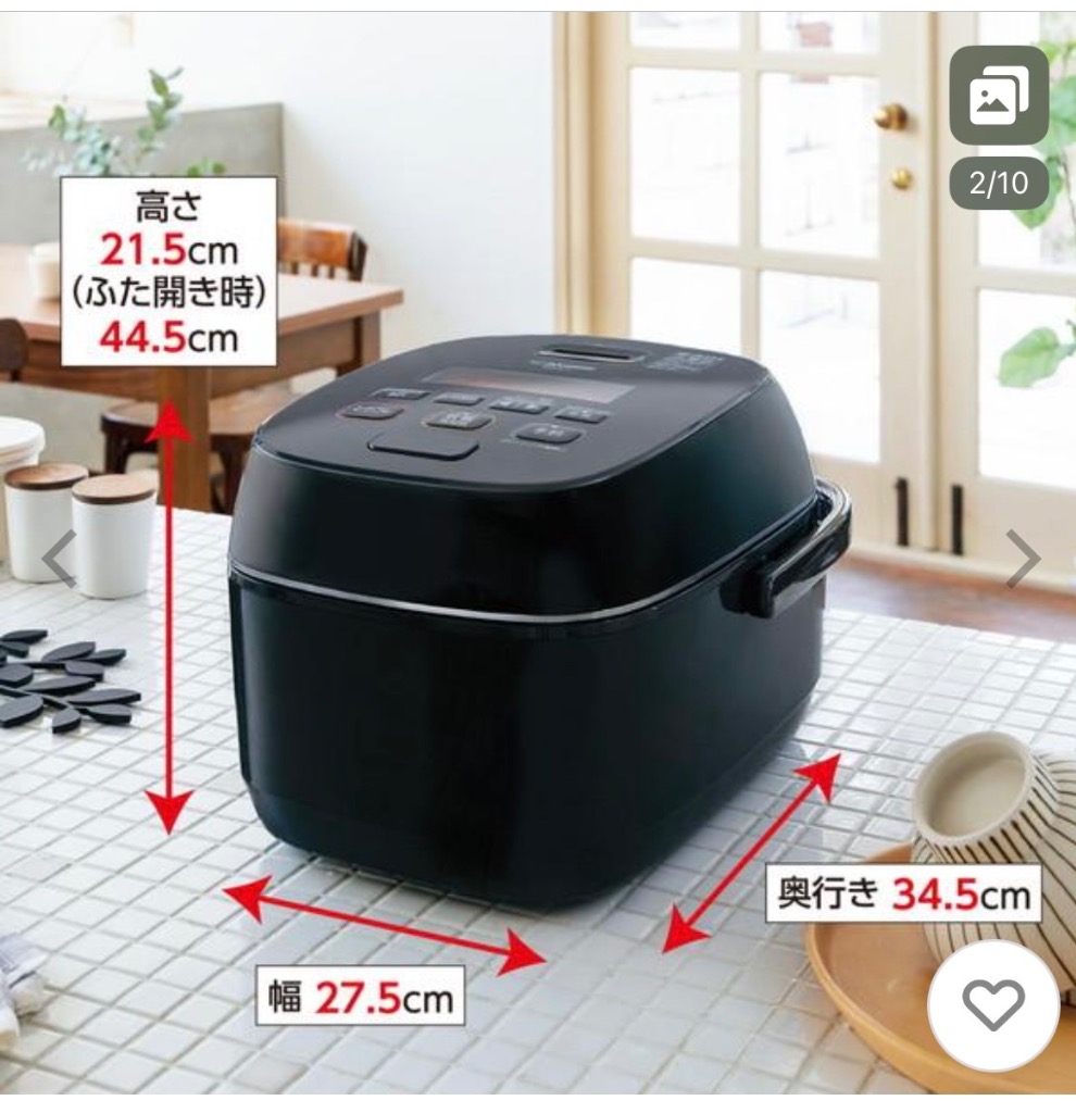 象印（ZOJIRUSHI） 炊飯器 5.5合炊き 一人暮らし用 極め炊き IH NW