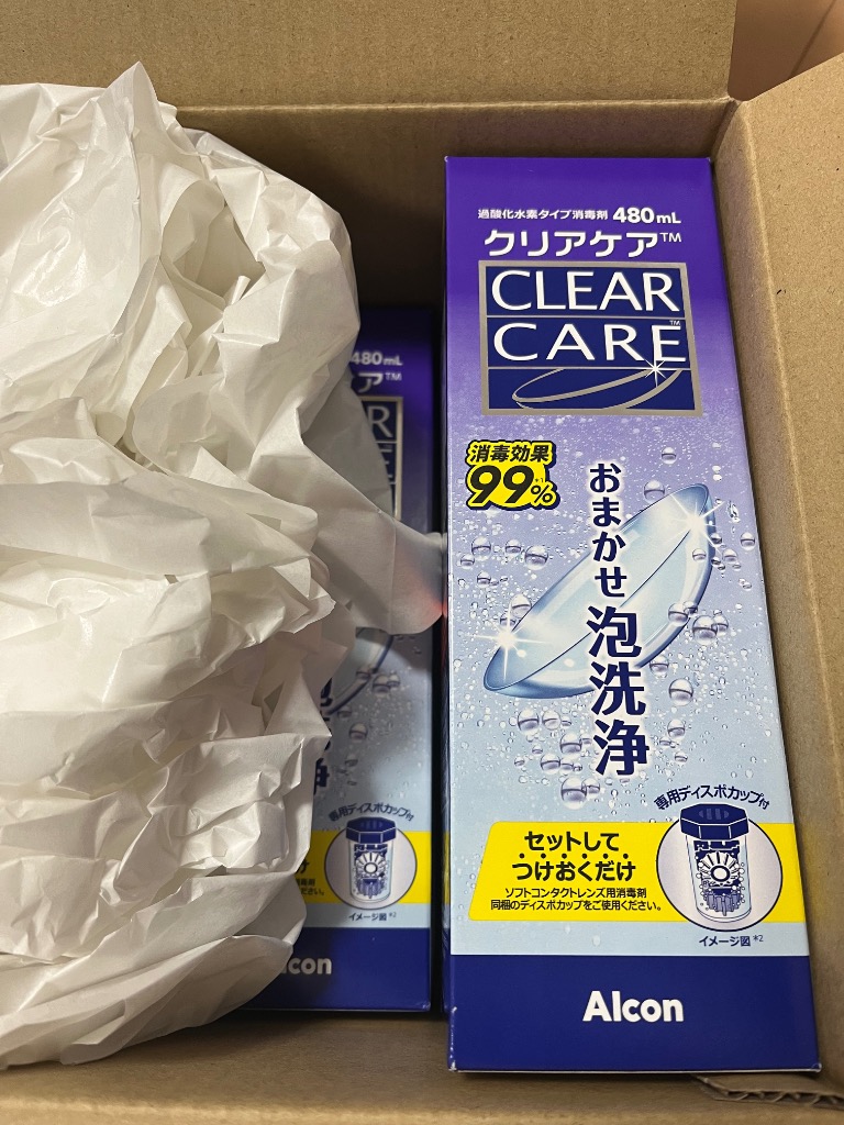 Alcon（アルコン） ＼大容量リニューアル／クリアケア 480ml×3本