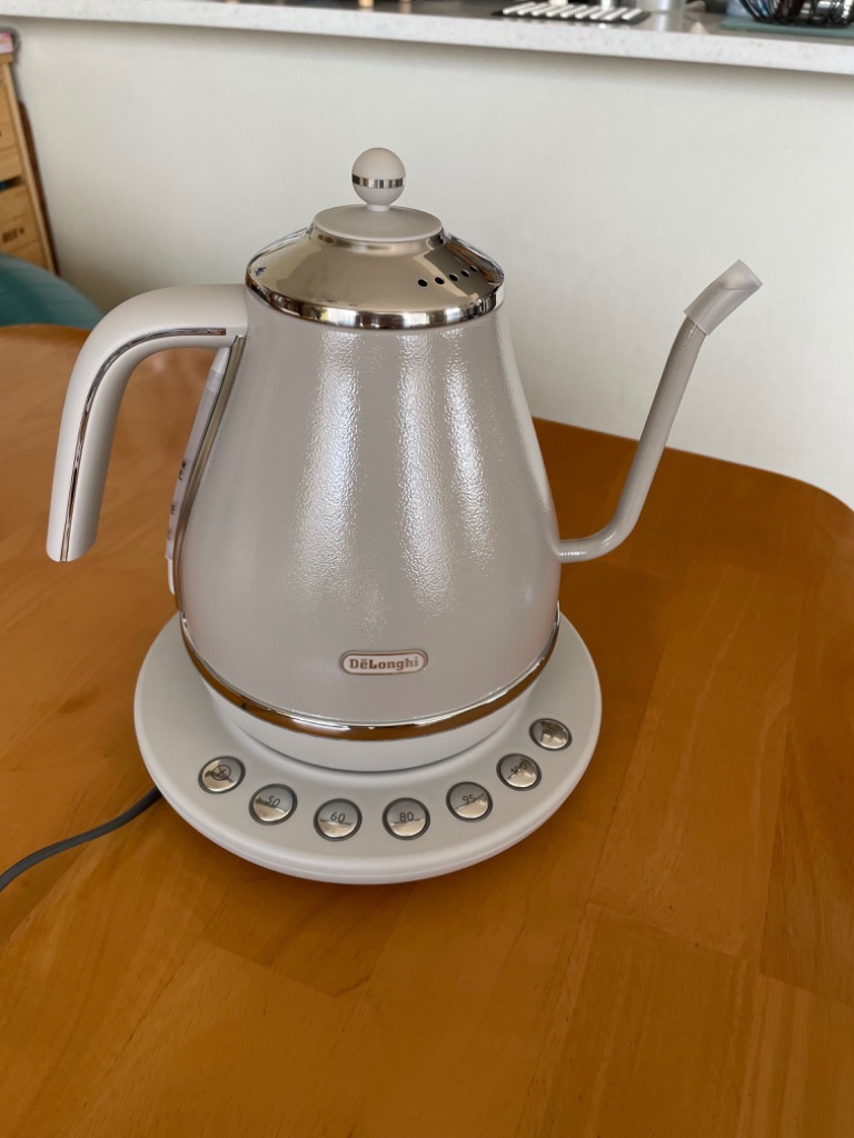 デロンギ アイコナ 温度設定機能付き電気カフェケトル KBOE1230J-BG