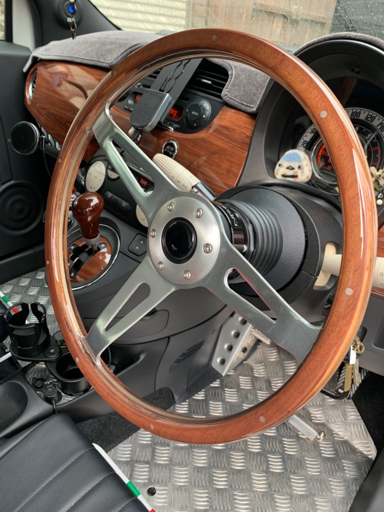 ウッドステアリング N365W 36.5Φ ヴィンテージスタイル レカラ