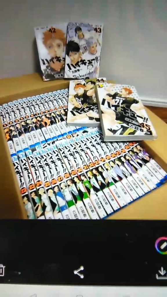 新品 ハイキュー 1〜45巻 全巻セット 完結 紙書籍 古館春一